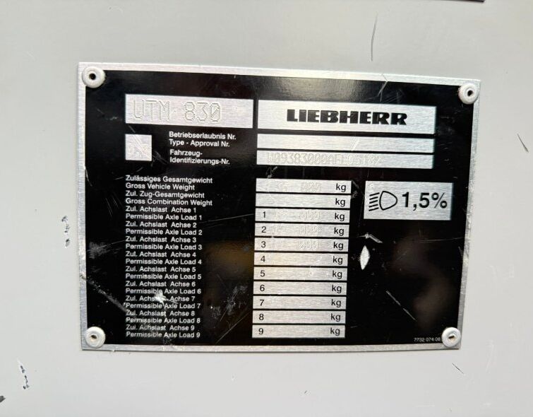 LIEBHERR LTM 1050-3.1